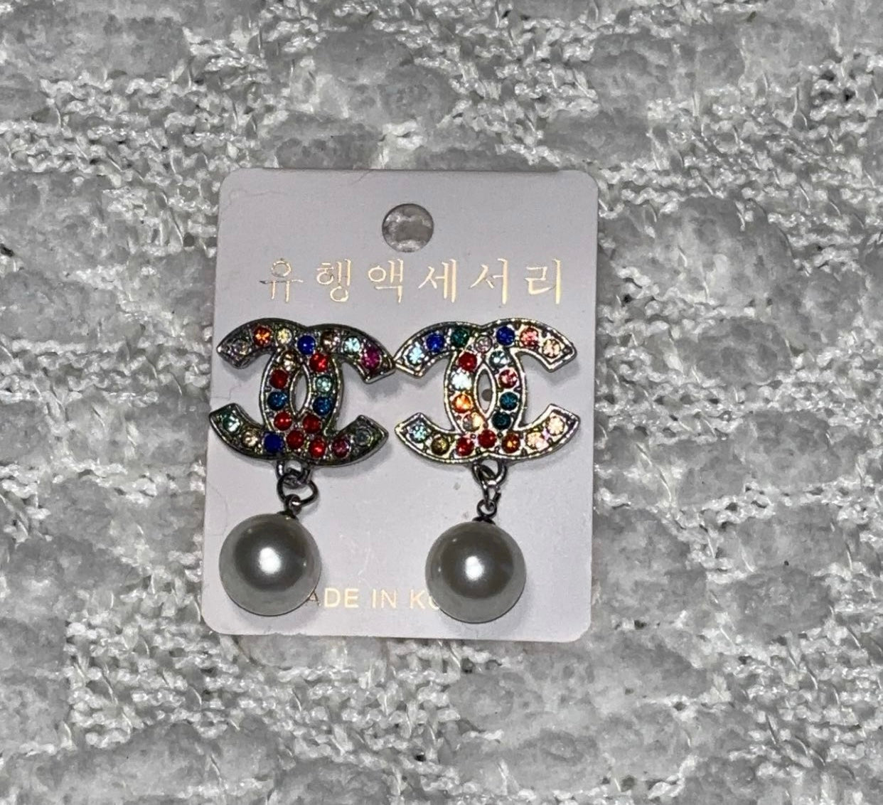 Raindow Flash Chanel Dupe Earrings