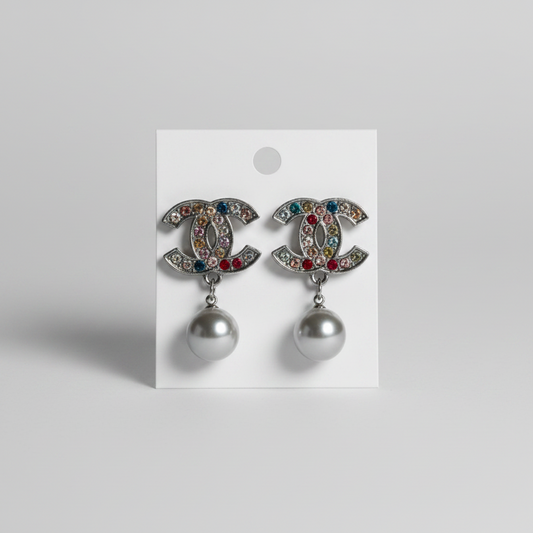 Raindow Flash Chanel Dupe Earrings