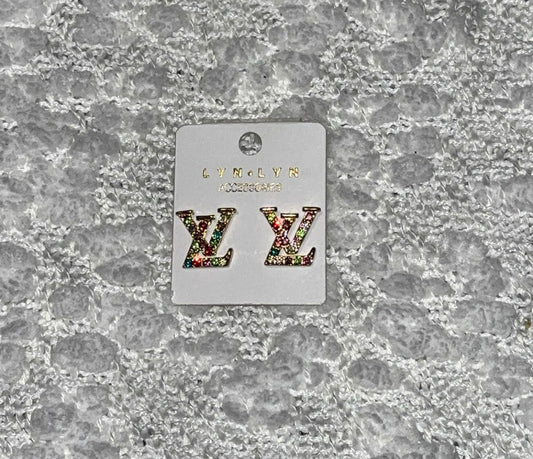 LV Dupe Earrings