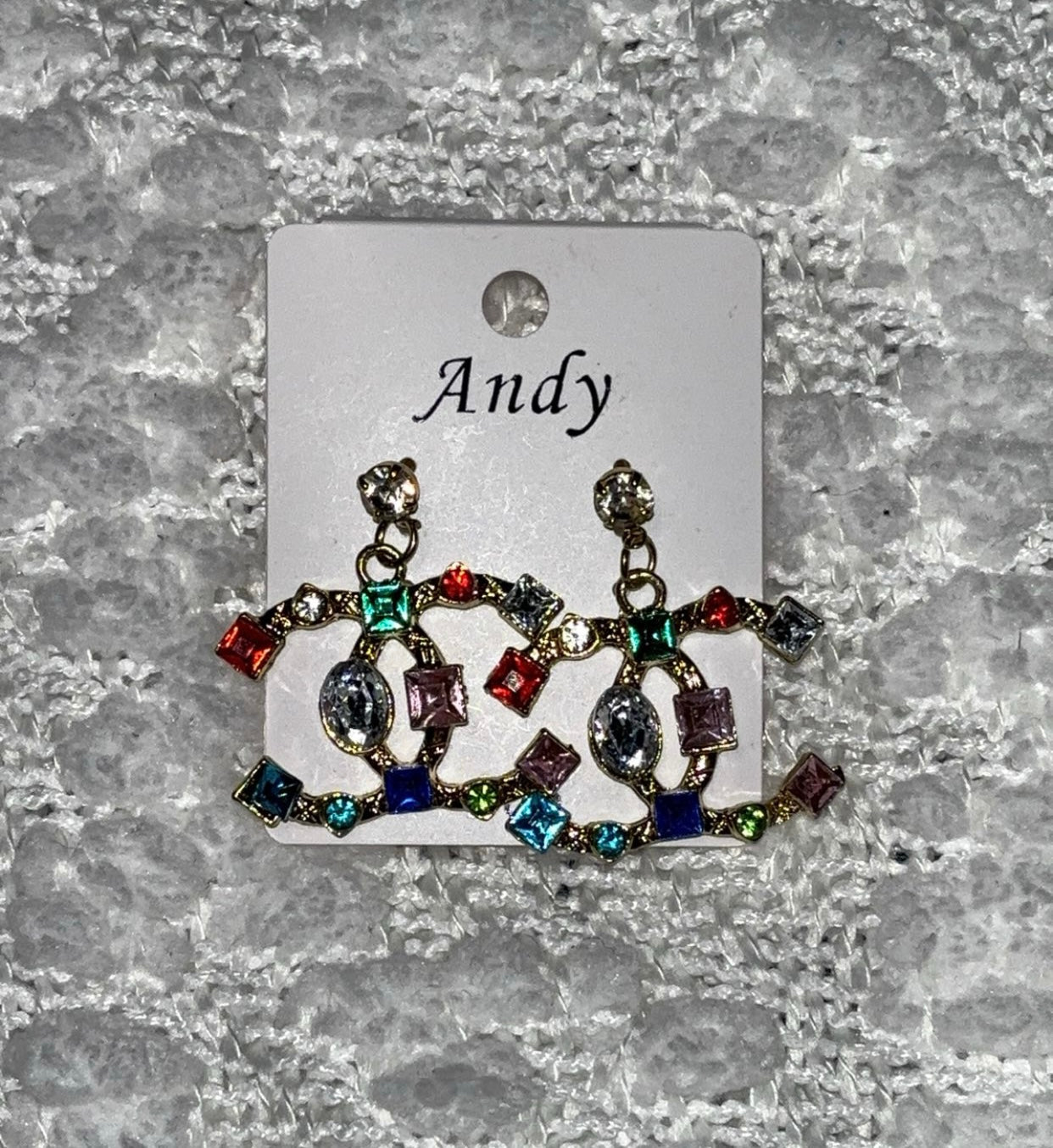 Raindow Flash Chanel Dupe Earrings