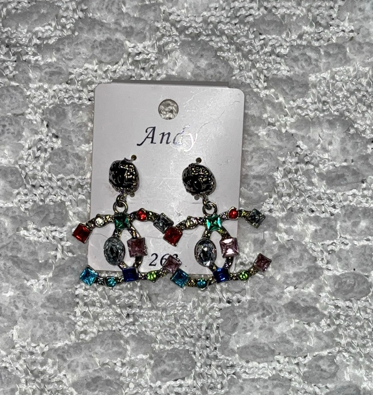 Raindow Flash Chanel Dupe Earrings