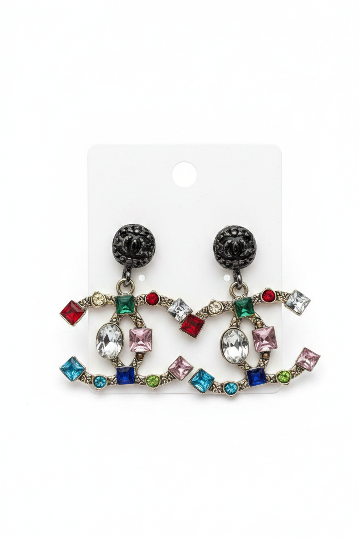 Raindow Flash Chanel Dupe Earrings